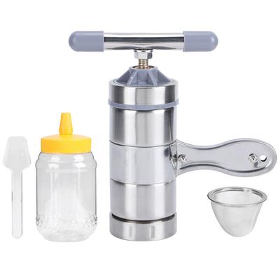 Mini Portable Honey Extractor Stainless Steel Manual Honey Presser Machine Beekeeping Tool