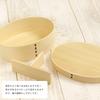 Magewappa Bento Single Plain 750cc Box, Medium, Oval, Tier, Wood,