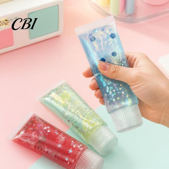 Strawberry Toothpaste Squeeze Toy Stress Relief Tube Toy, Blueberry Lemon Clover Sensory Fidget Anxiety Relieving Clear