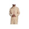 Adidas Originals Trefoil Parley Tt Solid Stripe Print Logo Zip-Up Collar Jacket Men Jacket Light-Brown HL9397