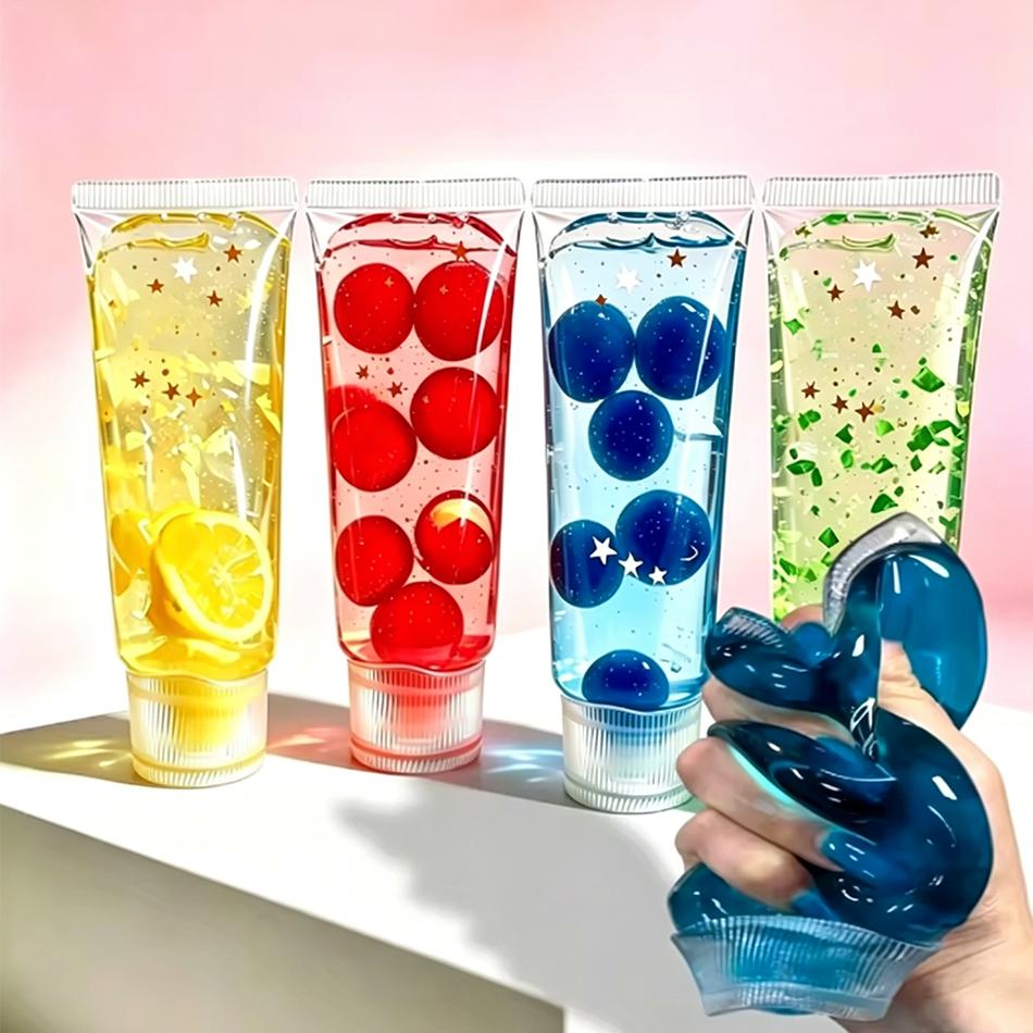 Dentifricio al Malto Fruttato Giocattolo Antistress Morbido Deformabile a Lenta Risalita Giocattolo Sensoriale Fidget da Spremere