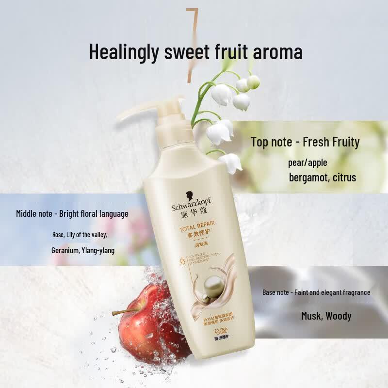 Schwarzkopf Multi-Effect Repair Conditioner & Liby Laundry Detergent Bundle