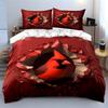Cardinal Bird Decorative Set Soft Comfortable Duvet Cover Bedding Set Included 1*Duvet Cover & 2*Pillowcases, Gift