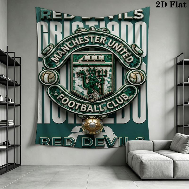 Manchester Crest Emblem Bedding 1 Duvet Cover 2 Pillowcase Without Core Soft And Comfortable Christmas Birthday Gift Bedding Set