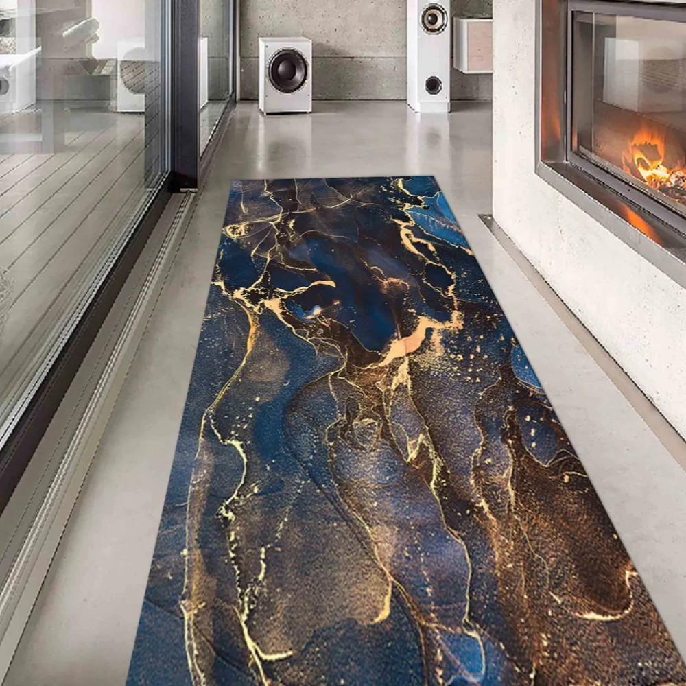 Abstract Art Hallway Runner Floor Mat Rugs Carpets Home Decoration Non Slip Washable Area Rug Anti Fatigue Fluid Home Bedroom
