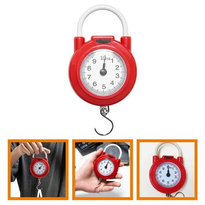Plastic Weight Scale Portable Spring Scale High Precision with Hook Hanging Scale