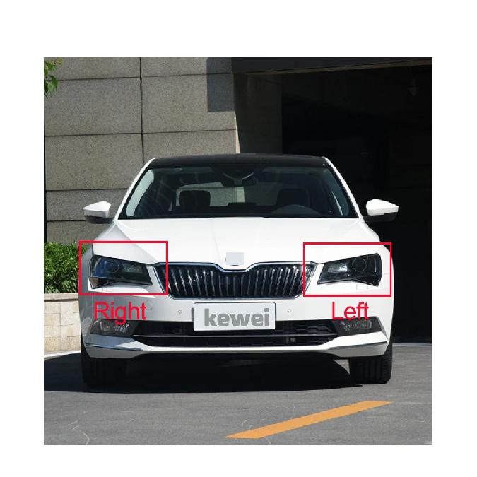 Car Headlight Cover For Skoda Superb 2016 2017 2018 Plastic Headlamp Lens Transparent Lampshade Shell Replace The Original Glass