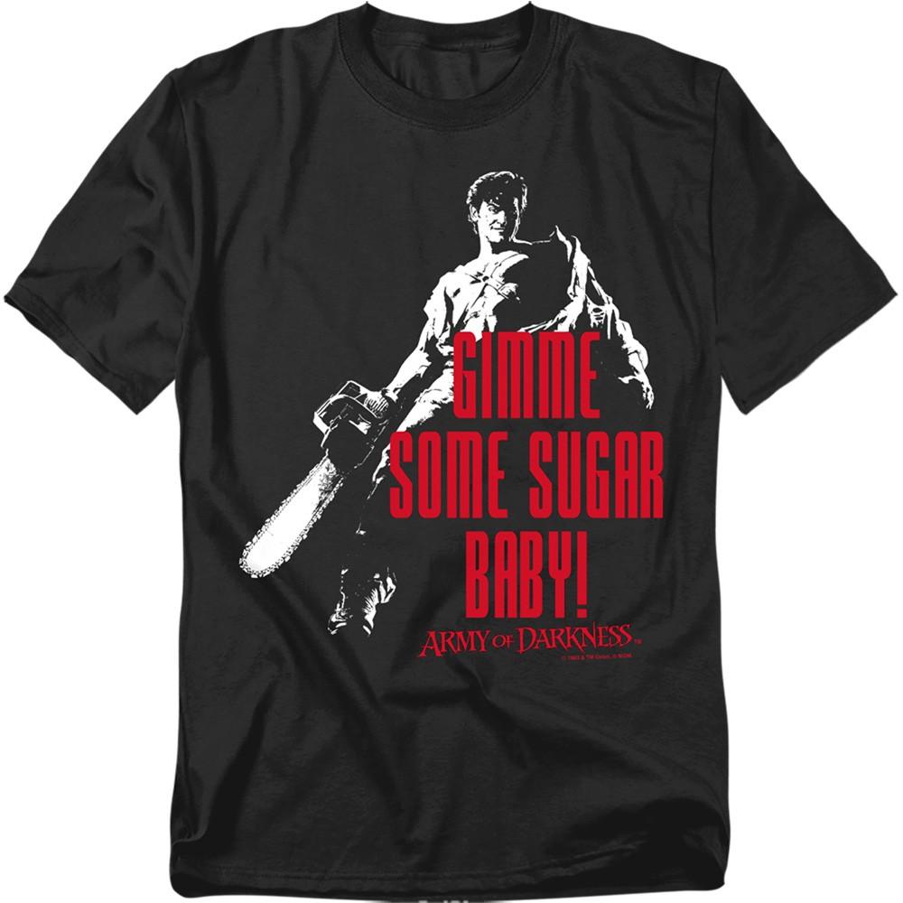 Army Of Darkness - Sugar - Adult Unisex Short Sleeve T-Shirt - Black S