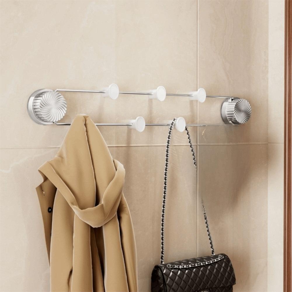 Strong Bearing Capacity Non-Marking Storage Hook 7 Hook No Punching Hook  Wall Mounted