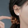 925 Sterling Silver Vintage Earrings For Women Trendy Simple Bump Flower Earring Jewelry Prevent Allergy Party Accessories Gift