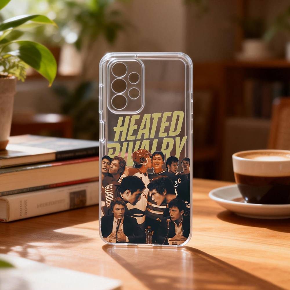 

COOL H-Heated R-Rivalry HR man Phone Case Transparent Silicone Soft For Samsung S25,S24,S21,S22,S23,S30,Ultra,S20,Plus,Fe Samsung S21