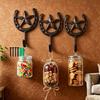 Classical Western Decors Iron Wall Hook Set Functional And Fashionable Retro Home Accessory For Entryway Or Bedroom Use