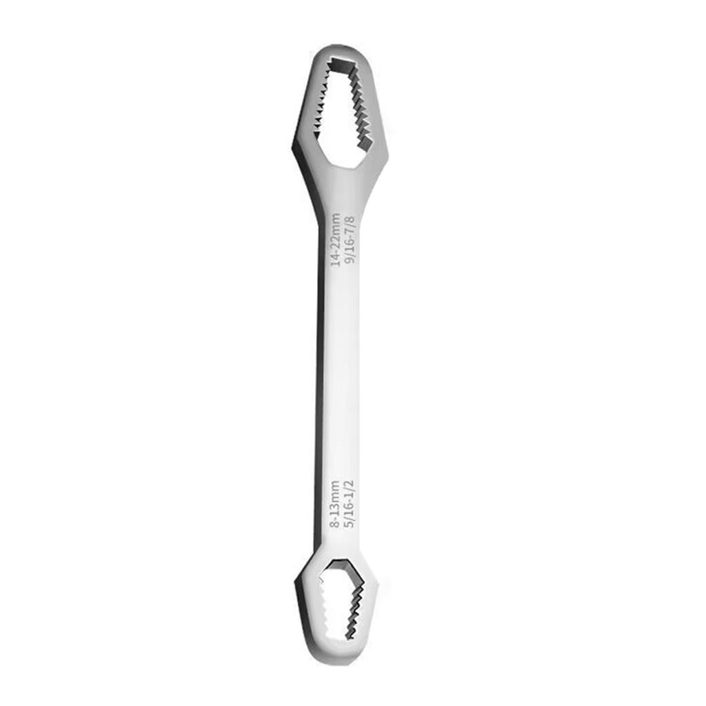 8-24mm Universal Wrenches Double-ended Self-tightening Adjustable Wrench Tools for Automotive Maintenance and Repair