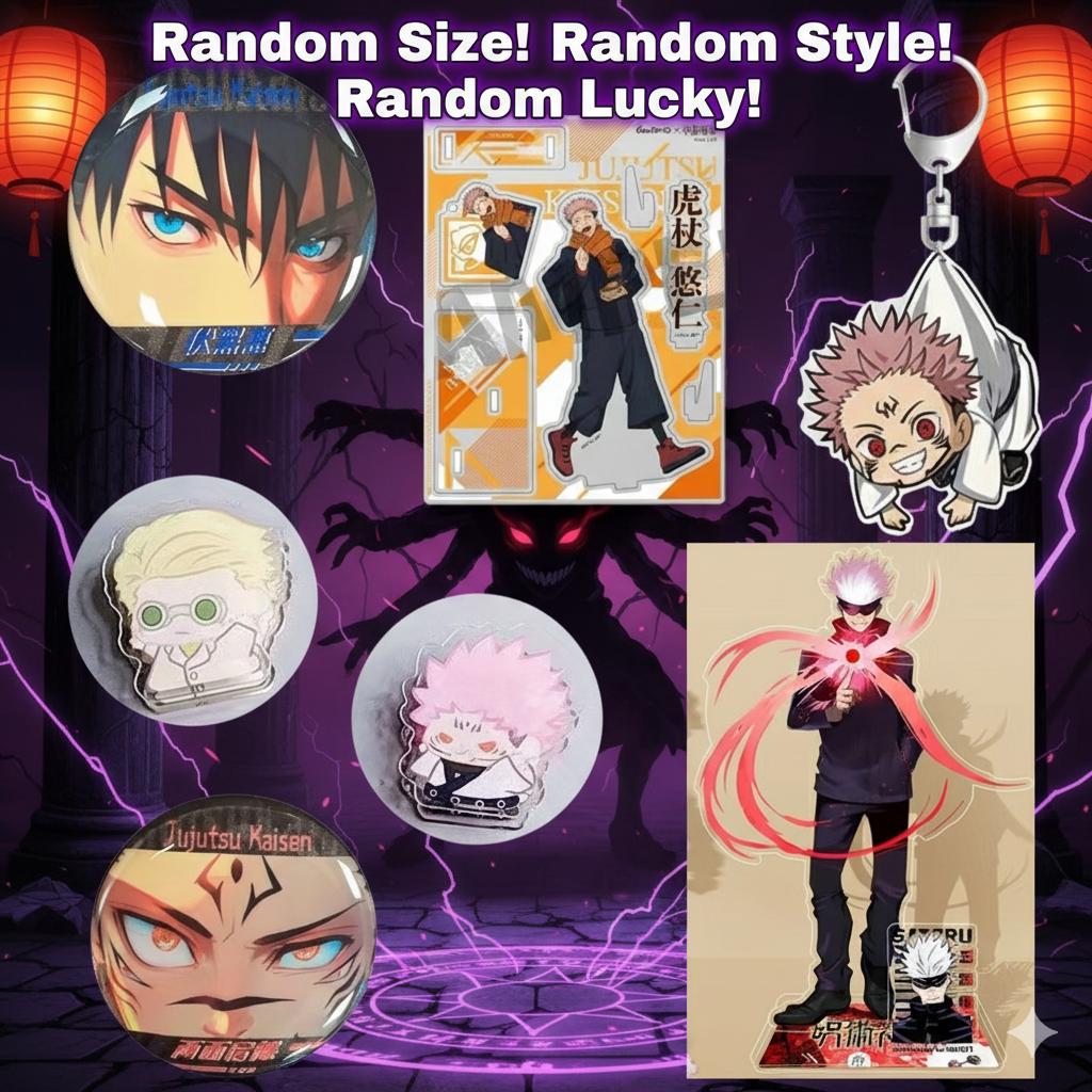 Anime Jujutsu Kaisen Acrylic Keychain Cute Cartoon Figures Pendant Souvenir Gifts For Fans Otaku Collection Toys For Boys Girls
