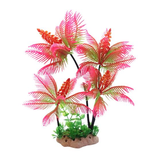 Aquarium-Ornament, realistisch, künstliche Kokosnussbäume, Unterwasser-Aquarium-Dekoration, künstliche Landschaft für Zuhause