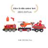 Battery Operated Action Locomotive Train Magnetic Connection Powerful Train Set Fit for Wooden Trains and Tracks Kids Gifts