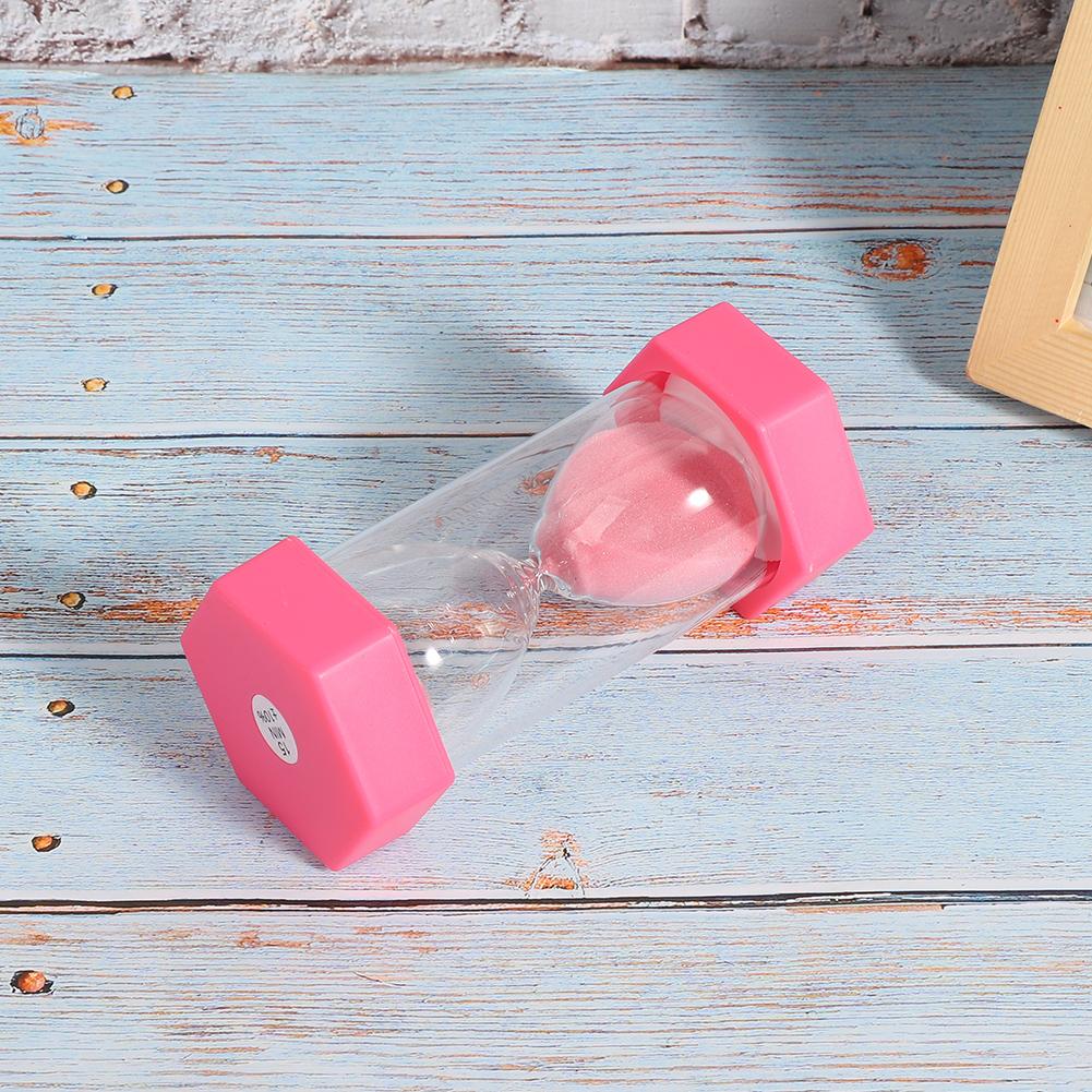 15 Minuten sechseckige Sanduhr Sanduhr Timer Sanduhr für Home Decor Geburtstagsgeschenk Rosa