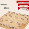 Portable Foldable Solid Wood Chinese Chess Set with Board