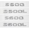 ABS S500 S500L S600 S600L Trunk Rear Logo Badge Emblem Sticker For Mercedes Benz S Class W126 W140 W220 W221 W222 C217