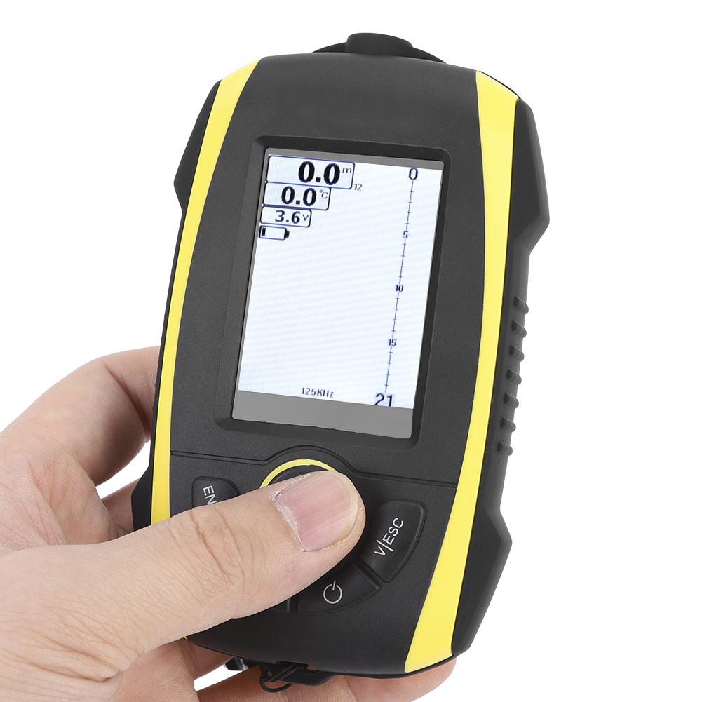FF288W Wireless Fish Sonar Finder Color Screen Portable Sounder Detector Alarm for Phiradar