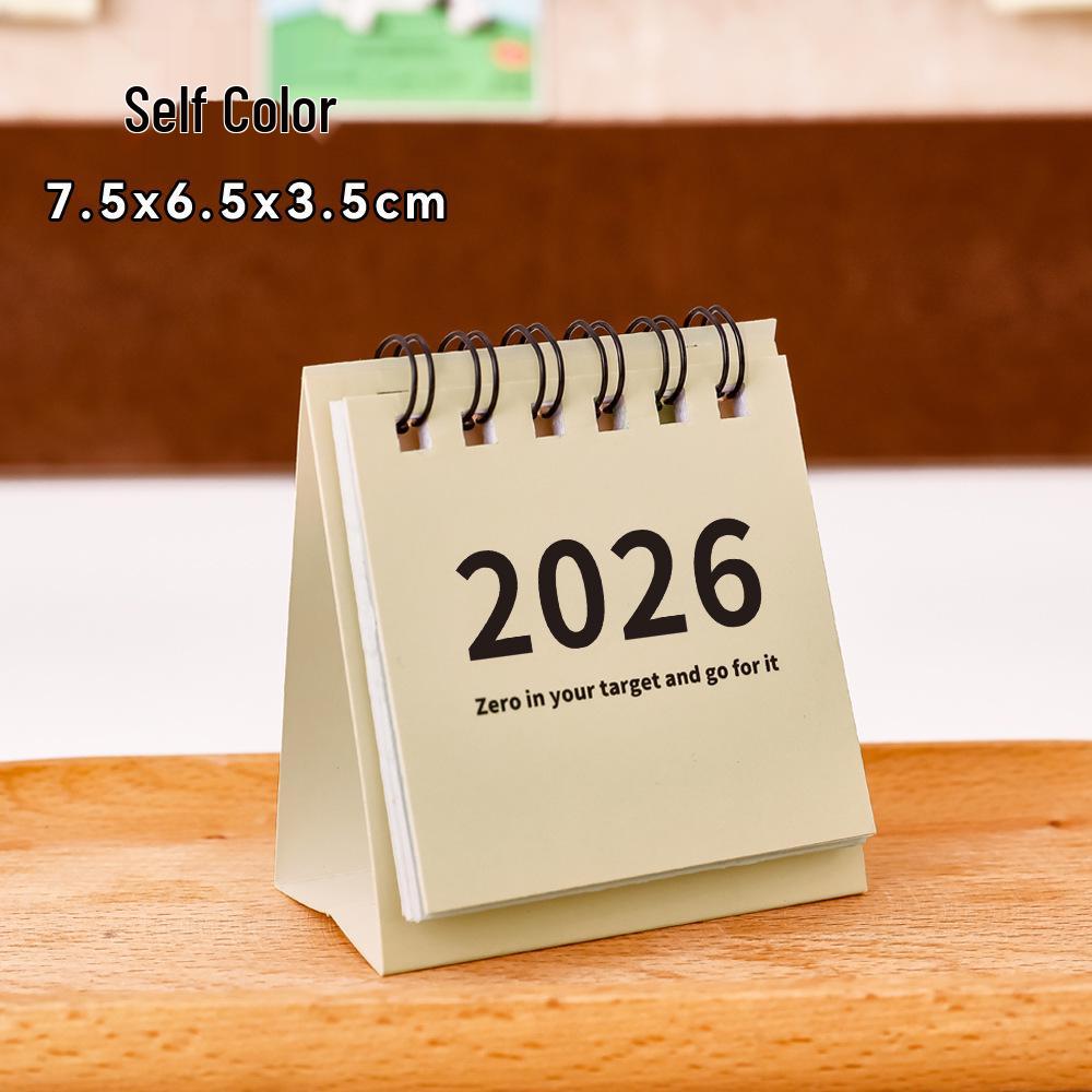 

2026 Inspirational Mini Desk Calendar - Creative Student Planner & Gift Ornament