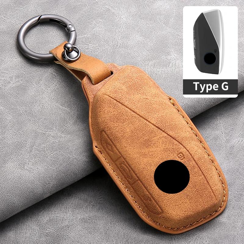 Kožené pouzdro na klíč od auta Kryt Skořepina pro BMW I7 X7 G07 LCI IX I20 X1 U11 Řada 7 G70 G09 XM U06 G81 M3 2023 Chránič Fob Klíčenka