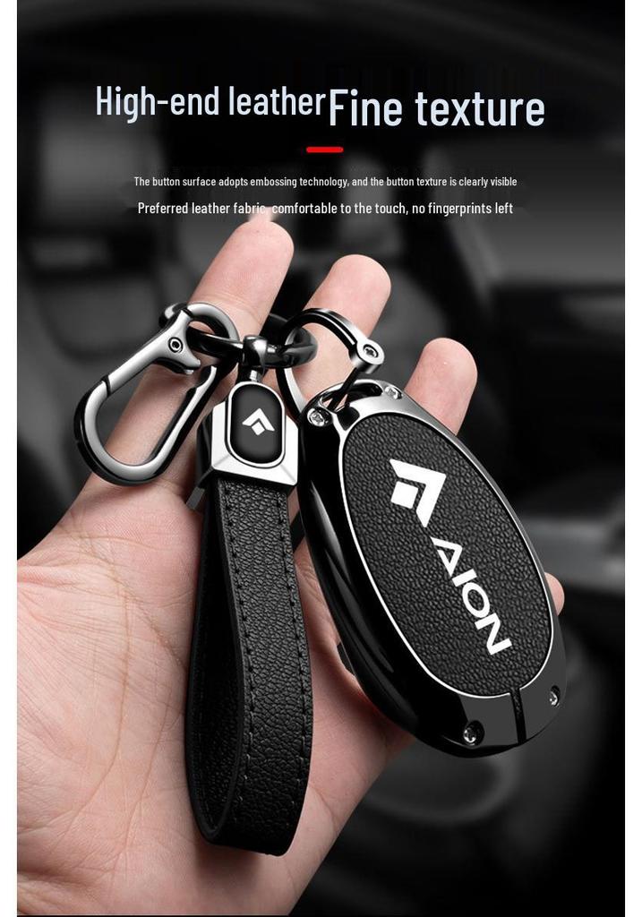 GAC AION Y Plus Key Case for 2021-2023 Models with Metal Buckle - Personalized Male Design