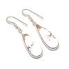 Natural Wild Horse Gemstone 925 Sterling Silver Jewelry Earring 1.81" AE-11996