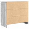 Sideboard with Drawer Grey Sonoma 71 x 35 x 65 cm Engineered Wood