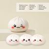 Cartoon Expression Steamed Bun Toy Stress Relief Dumpling Squeeze Sensory Toy Stress Ball Simulated Dough Ball Fidget Toy