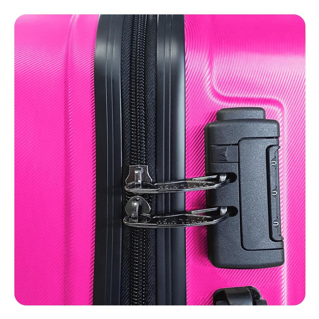 coral high ABS Pink Small Size Suitcase 16416