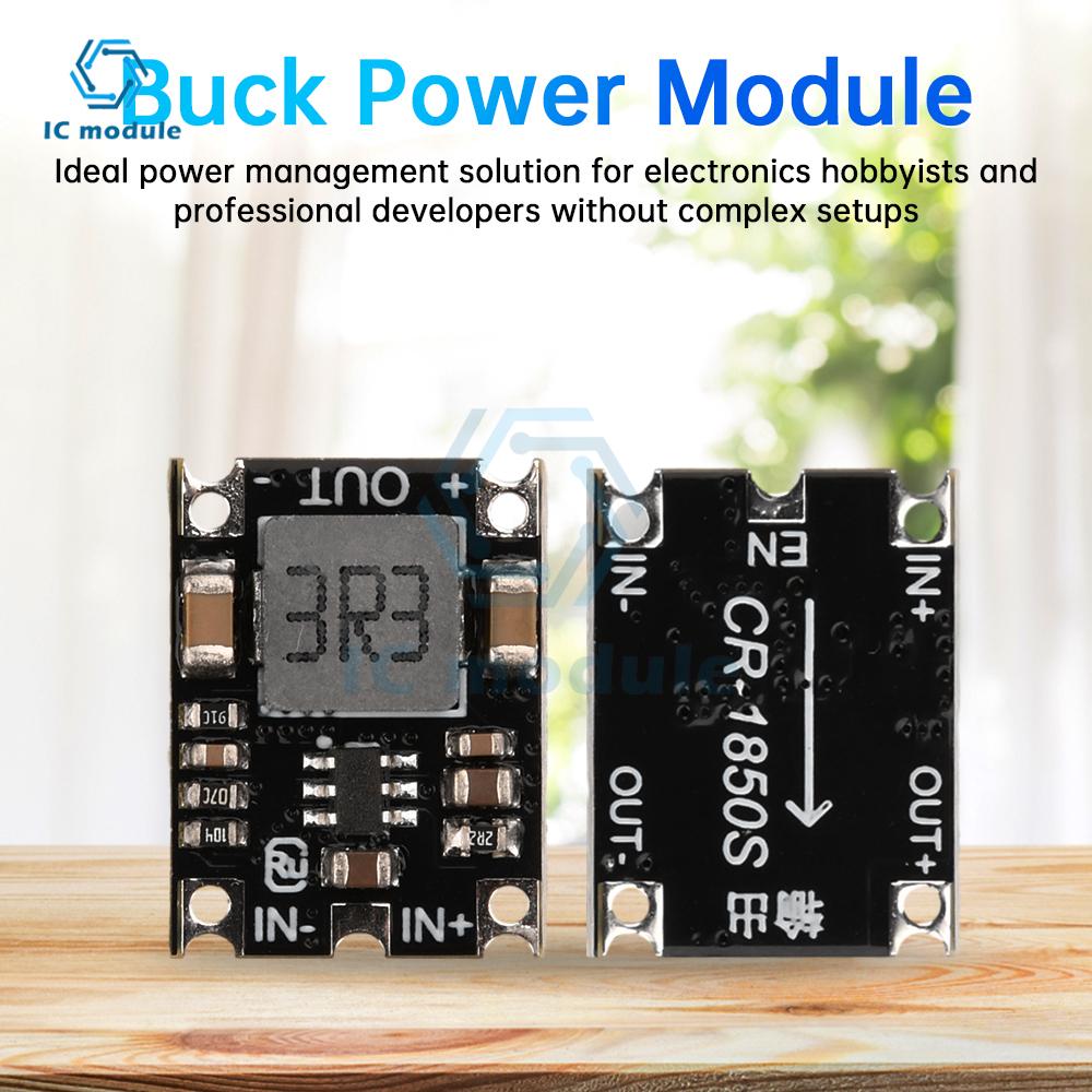 3.3V 5V DC-DC Step-Down Power Supply Module 6.5-16V to 3.3V/5V Voltage Regulator Module 4A Power Step-Down Buck Output Module