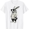 Bunny Face With Sunglasses Easter Day for Boys Men Kids T-Shirt