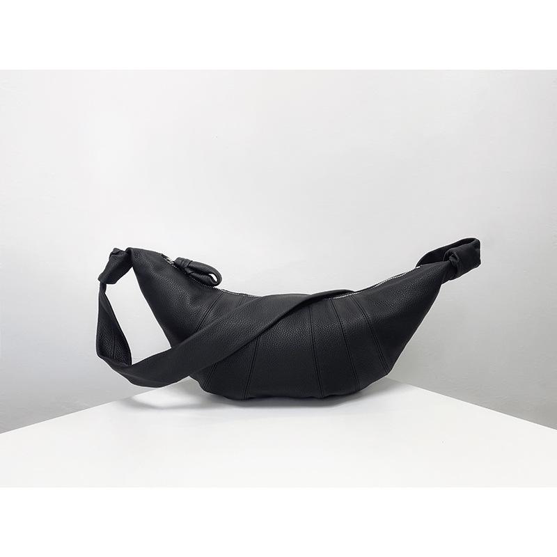 Women's Genuine Leather Croissant Messenger Bag - Elegant High-End Commuting and Casual Bag