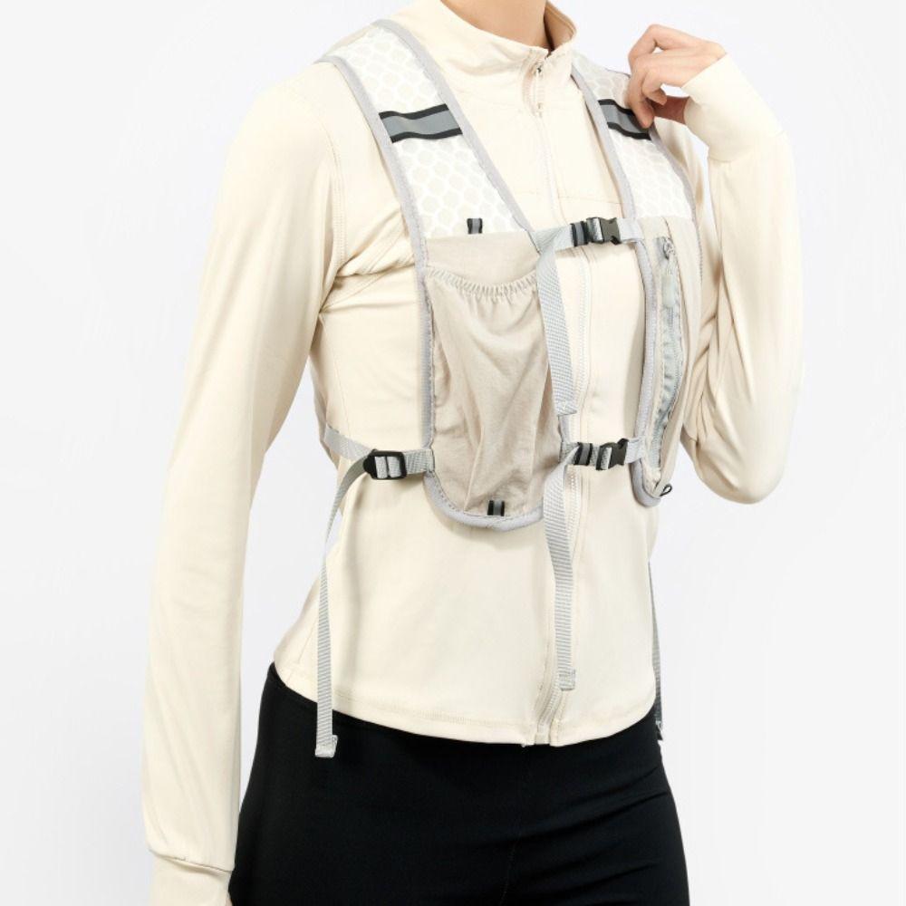 Lightweight Running Storage Vest Chest Pack Hydration Running Vest  Outdoor Sports