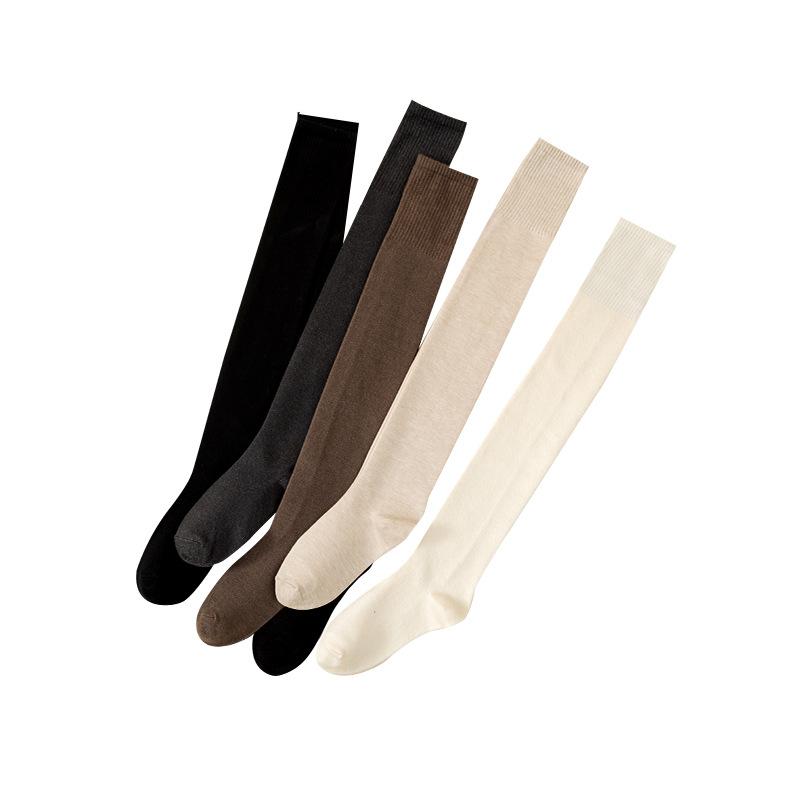 Fleece Thickened Thigh Socks Cashmere Floor Socks Knee Pads Home Stockings Women'S Pulled Fleece Warm Knee Socks