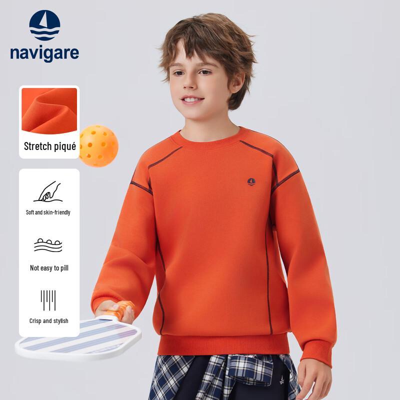 Navigare Kids' Crewneck Long-Sleeve Sweatshirt