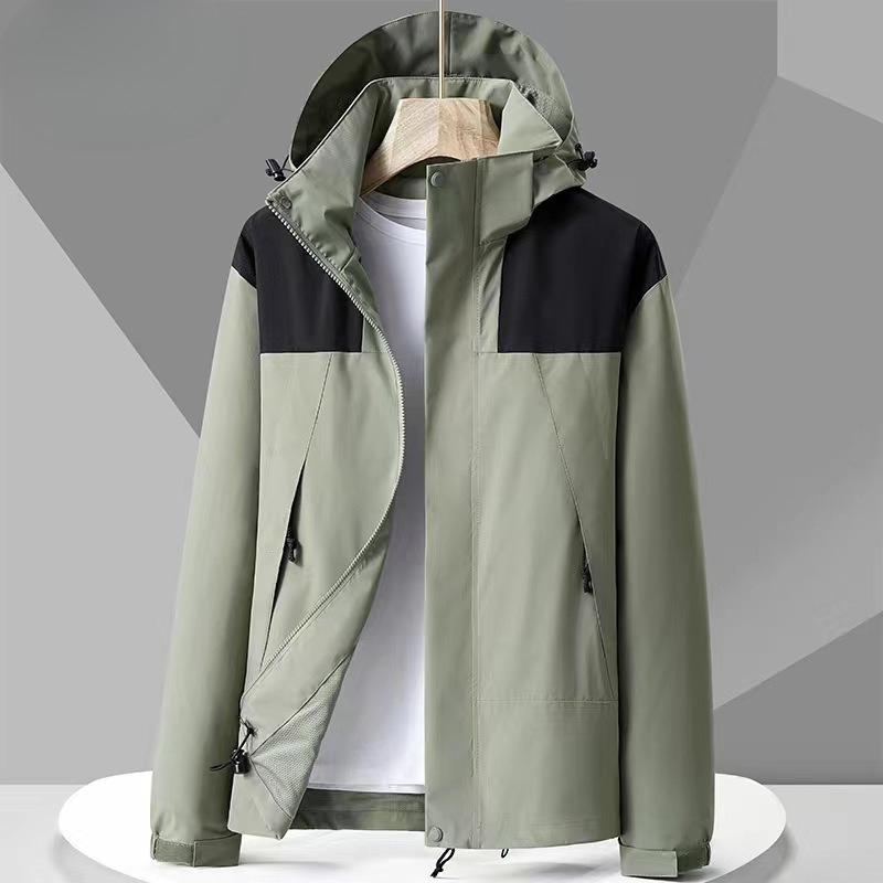 New Sports and Outdoor Women's Waterproof Waterproof Removable Hood Thin Jacket Jacket
