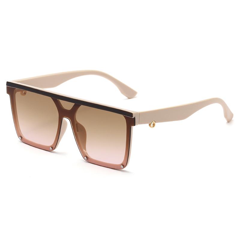 Fashionable Large Square Frame Sunglasses: European & American Street Style with Luxury Design