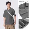 Jeanswest Men's Cooling Breathable Loose Fit Polo Shirt