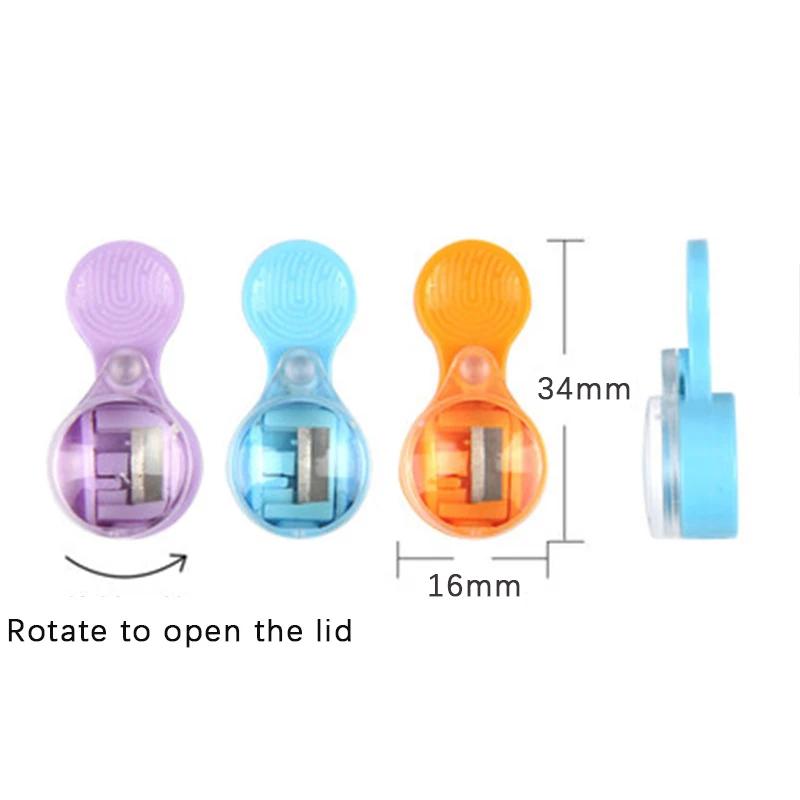 Mini Pencil Sharpener for 2.0mm Mechanical Pencil Thick Pencil Lead Sharpener External Storage for Easy Student Stationery Tools
