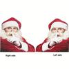 Christmas Santa Car Sticker 3D Realistic Santa Claus Car Rear Window Sticker, HomeDecoration Accessories Art Decal 1PC