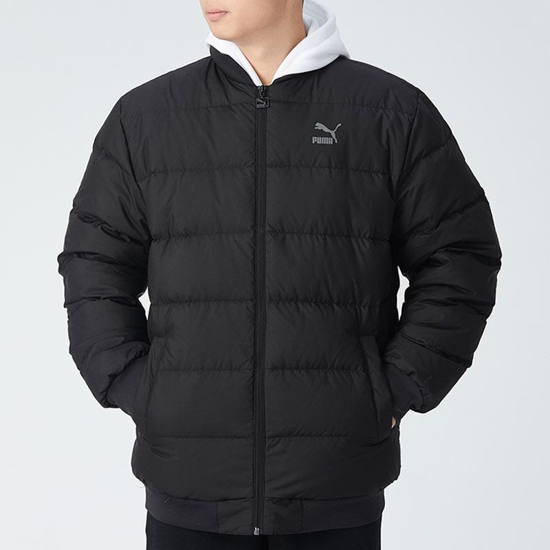 Puma Warm And Windproof Sports Down Jacket Men Outerwear Black 530026-01
