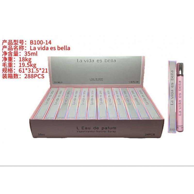 Men's and women's test tube perfume Small test tube 35ml Fashion Women's Fragrant Floral Perfume