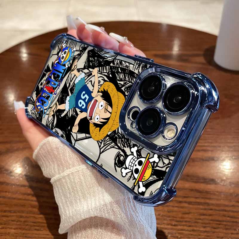 Ones Pieces Luffys Zoros Phone Case For iPhone 17 17e 16e 16 15 14 13 12 11 Pro Max X XR XSMax 7 8 Mini Air Plus Anti-Fall