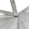 32-piece Set Stainless Steel High Accuracy Feeler Gauges Metric/imperial 0.02-1mm Gap Thickness Measurement Tool Wedge-shaped
