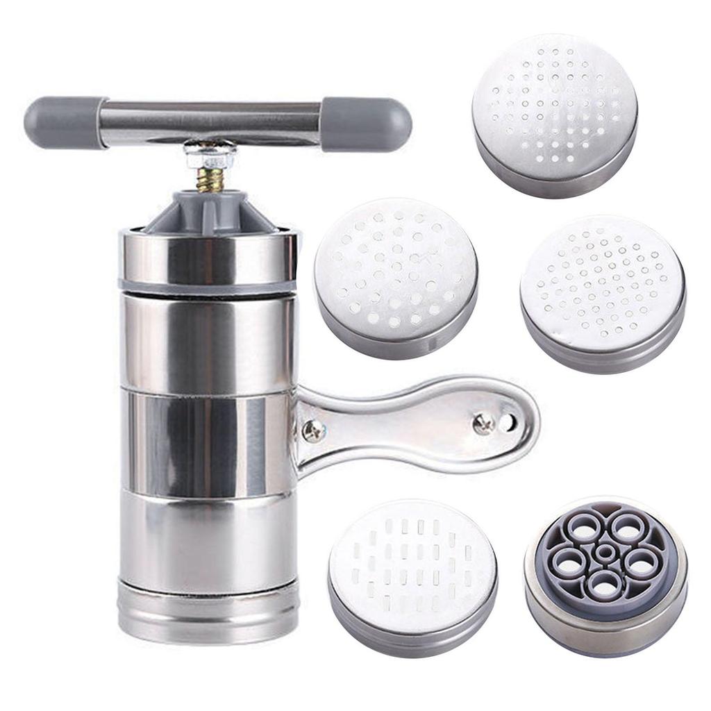 5 Matrițe Oțel Inoxidabil Aparat Manual de Făcut Tăiței Presă Manuală pentru Aluat Mașină de Făcut Paste Pentru Tăiței Lasagna Proaspeți de Casă