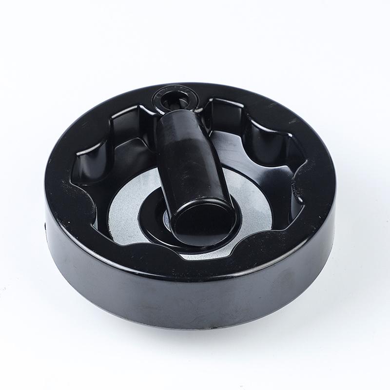 Werkzeugmaschinen Handrad Klappbare Innengeriffelte Handräder Fräsmaschine Drehmaschine CNC Handrad Bakelit Wellenförmig Rund 100/125/160/200mm