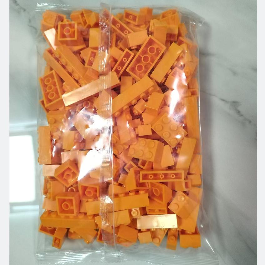 Bulk Building Blocks Large bricks 17 Single colour 260g Free assembly Compatible Children's educational creative toys DIY