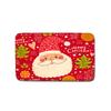Christmas Shower Curtain Toilet Four-Piece Floor Mat Bathroom Absorbent Non-Slip Door Mat Carpet Bathroom Absorbent Foot Mat